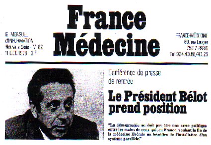 France Medecine Belot